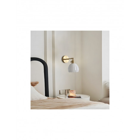 Applique Murale en Verre Ttulipe en Laiton Antique KL93|Appliques murales|Kiki Lighting Applique Murale en Verre Ttulipe en Laiton Antique KL93|Appliques murales|Kiki Lighting
