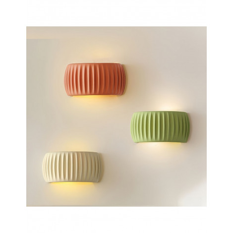 Applique murale nervurée en résine minimaliste nordique KL116|Appliques murales|Kiki Lighting