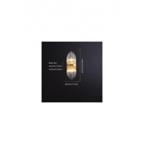 Applique en cristal|Appliques murales|Kiki Lighting