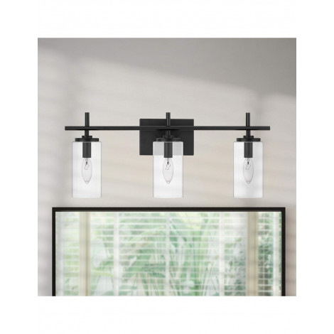 3 lumières noires Luminaire de vanité de salle de bain KL73|Appliques murales|Kiki Lighting