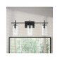 3 lumières noires Luminaire de vanité de salle de bain KL73|Appliques murales|Kiki Lighting