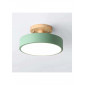 Plafonnier rond en bois design scandinave KL37|Plafonnier|Kiki Lighting