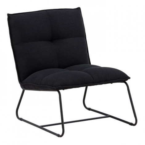 Fauteuil en Lin "Madison" 78cm Noir|Fauteuil / Chauffeuse|Paris Prix