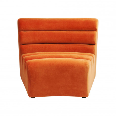 Assise Wave velours orange Kare Design|Canape|Kare