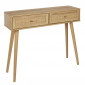 Console 2 Tiroirs en Bois "Bali" 100cm Naturel|Console|Paris Prix