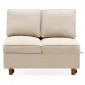 Banquette 2 Places Convertible Bouclette "Théo" 107cm Beige|Canape|Paris Prix