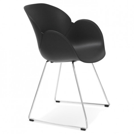 Fauteuil Design "Zia" 87cm Noir|Fauteuil / Chauffeuse|Paris Prix