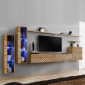 Ensemble Meuble TV "Switch Lamel XI" 330cm Naturel|Meuble TV|Paris Prix