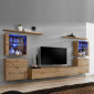 Ensemble Meuble TV "Switch Lamel XIV" 320cm Naturel|Meuble TV|Paris Prix