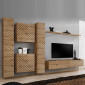 Ensemble Meuble TV "Switch Lamel VI" 330cm Naturel|Meuble TV|Paris Prix