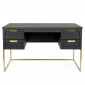 Bureau Design "Pimlico" 130cm Charbon|Bureau|Paris Prix
