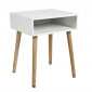 Table de Chevet "Niche" 50cm Blanc|Chevet|Paris Prix