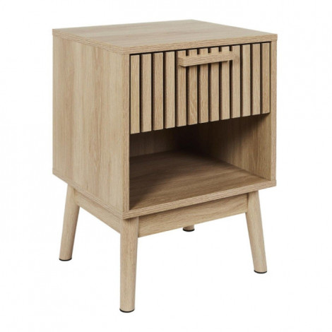 Table de Chevet "Klaus" 55cm Marron|Chevet|Paris Prix