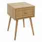 Table de Chevet 1 Tiroir "Bali" 55cm Naturel|Chevet|Paris Prix