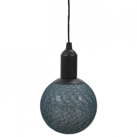 Lampe Suspension à Led "Boule" 24cm Bleu|Suspensions|Paris Prix