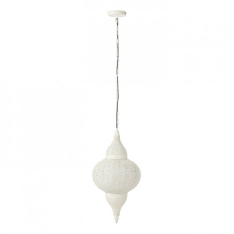 Lampe Suspension en Métal "Bore" 65cm Blanc|Suspensions|Paris Prix