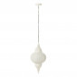 Lampe Suspension en Métal "Bore" 65cm Blanc|Suspensions|Paris Prix