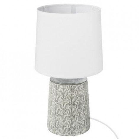 Lampe À Poser "Zébra" 35cm Gris|Lampes à poser|Paris Prix
