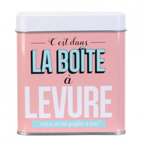 Boîte de Conservation "Ma Boîte à Levure" 10cm Rose|Boites de Rangement|Paris Prix