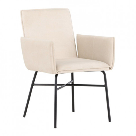 Chaise Design en Velours "Petra" 86cm Beige|Chaise|Paris Prix