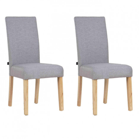 Lot de 2 Chaises Design "Lena" 98cm Gris|Chaise|Paris Prix