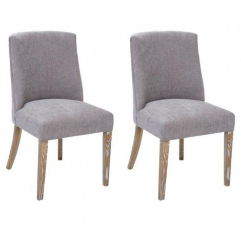 Lot de 2 Chaises Design "Livia" 89cm Gris|Chaise|Paris Prix