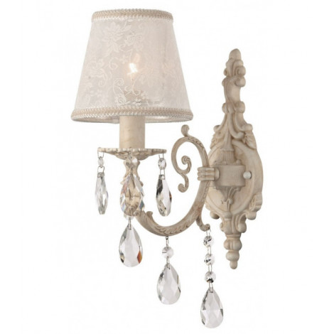 Applique murale Filomena Ivoire 1 ampoule 38cm|Appliques murales|Luminaire Center