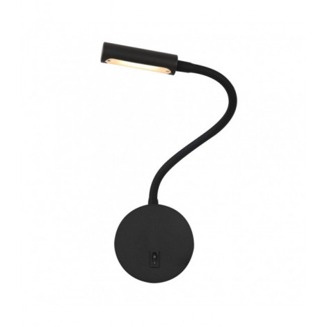 Applique avec liseuse Stem Noir 47 Cm|Appliques murales|Luminaire Center