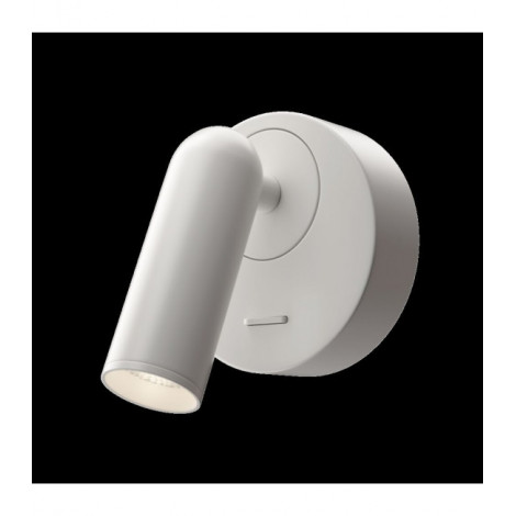 Applique avec liseuse Mirax Métal blanc 7 Cm|Appliques murales|Luminaire Center