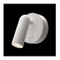 Applique avec liseuse Mirax Métal blanc 7 Cm|Appliques murales|Luminaire Center