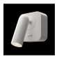 Applique avec liseuse Mirax Métal blanc 6,5 Cm|Appliques murales|Luminaire Center