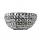 Applique design Basfor Nickel antique 2 ampoules 12,5cm|Appliques murales|Luminaire Center