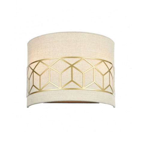 Applique murale Messina Or 2 ampoules 20cm|Appliques murales|Luminaire Center