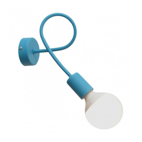 Applique murale Oxford Fer Turquoise 1 ampoule 25cm|Appliques murales|Luminaire Center