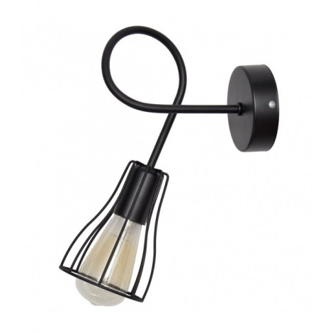 Applique murale Oxford Fer Noir 1 ampoule 28cm|Appliques murales|Luminaire Center