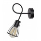 Applique murale Oxford Fer Noir 1 ampoule 28cm|Appliques murales|Luminaire Center