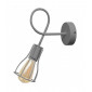Applique murale Oxford Fer Gris 1 ampoule 28cm|Appliques murales|Luminaire Center