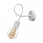 Applique murale Oxford Fer blanc 1 ampoule 28cm|Appliques murales|Luminaire Center
