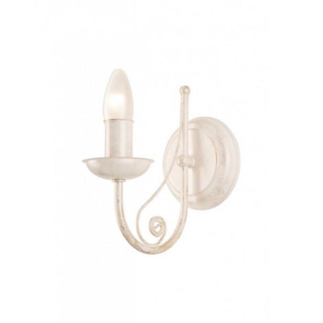 Applique murale Donato Acier blanc 1 ampoule 20cm|Appliques murales|Luminaire Center