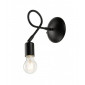 Applique murale Harry Acier Noir 1 ampoule 22cm|Appliques murales|Luminaire Center