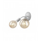 Applique murale Viggo Métal Argent 2 ampoules 14,5cm|Appliques murales|Luminaire Center