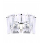 Applique design Puntes Chrome 1 ampoule 16cm|Appliques murales|Luminaire Center