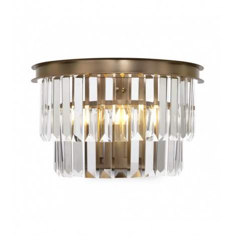 Applique design Classic Métal,verre Laiton 1 ampoule 24,5cm|Appliques murales|Luminaire Center