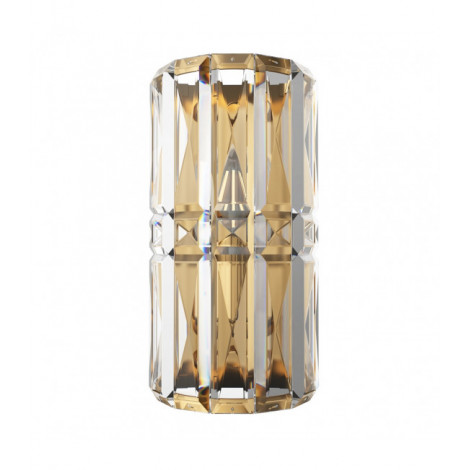 Applique design Facet Métal Or 1 ampoule 25cm|Appliques murales|Luminaire Center