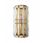 Applique design Facet Métal Or 1 ampoule 25cm|Appliques murales|Luminaire Center