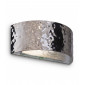Applique murale Ripple Métal Chrome 1 ampoule 11,6cm|Appliques murales|Luminaire Center