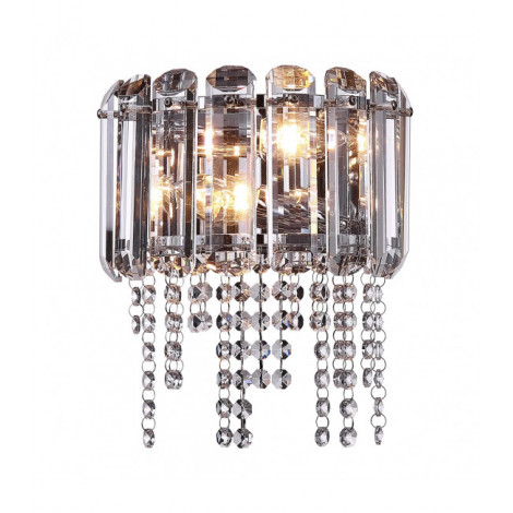 Applique design Hail Métal Chrome 2 ampoules 26cm|Appliques murales|Luminaire Center