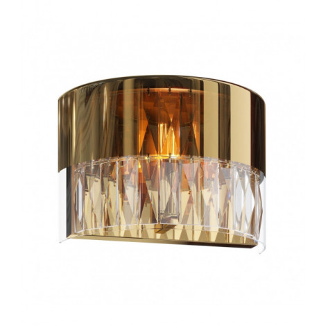 Applique murale Wonderland Acier inoxydable Or 1 ampoule 18,4cm|Appliques murales|Luminaire Center