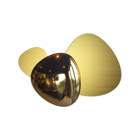 Applique LED intégré Jack-Stone Acier inoxydable Or 26,9 Cm|Appliques murales|Luminaire Center