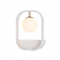 Applique murale Avola blanc avec de l'or 1 ampoule 25cm|Appliques murales|Luminaire Center